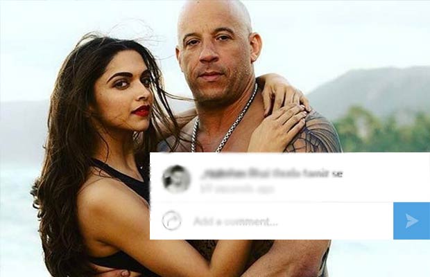LOL! The Most Hilarious Comment On Deepika Padukone And Vin Diesel’s Picture