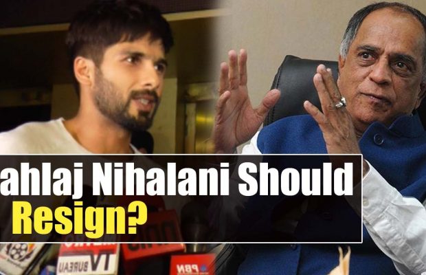 Watch: Here’s What Shahid Kapoor Has To Say About Pahlaj Nihalani’s Resignation