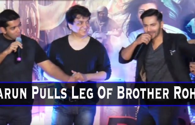 Watch: Varun Dhawan Pulls Brother Rohit Dhawan’s Leg At Dishoom Trailer Launch