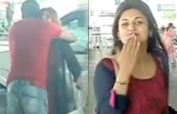 Adorable: Vivek Dahiya Sees Off Lady Love Divyanka Tripathi With A Hug