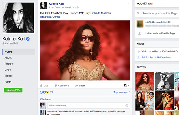 Katrina Kaif’s Facebook Timeline Is As Interesting As Yours!