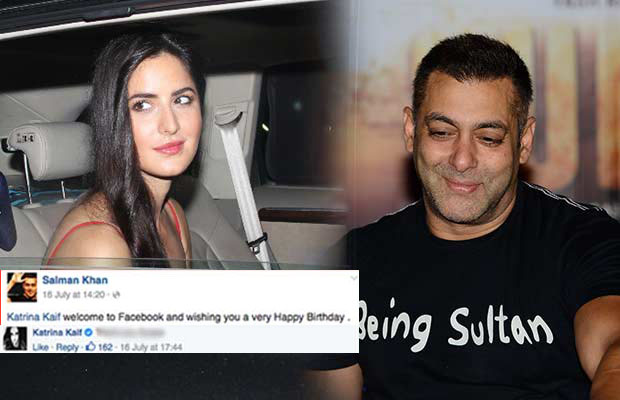 Katrina Kaif Replies Back To Salman Khan On His Facebook!