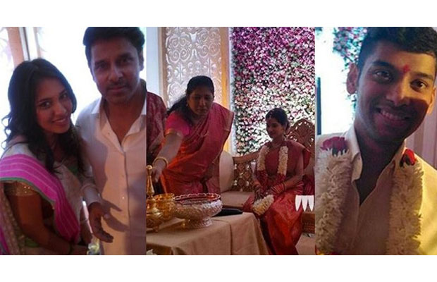 Tamil Actor Vikram’s Daughter Akshita Gets Engaged To Manu Ranjith