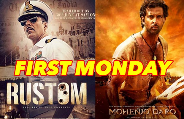 Box Office: Akshay Kumar’s Rustom Vs Hrithik Roshan’s Mohenjo Daro First Monday Collection