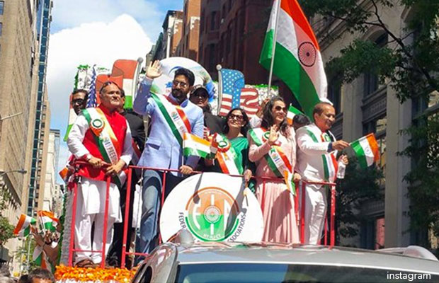 Abhishek Bachchan Celebrates 36th India Day Parade In NYC, Joins Dream Team Concert