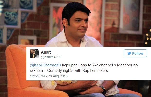 Here’s How Twitter Reacted On Colors Tv Showing Kapil Sharma’s Comedy Nights With Kapil Again