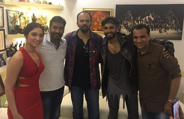 Ranveer Singh, Rohit Shetty And Tamannaah Bhatia’s Surprise For Ajay Devgn Is Mind Blowing!