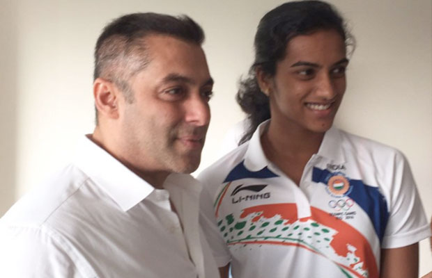 Salman Khan Shares A Picture With PV Sindhu After She Makes India Proud With Her Silver Win!