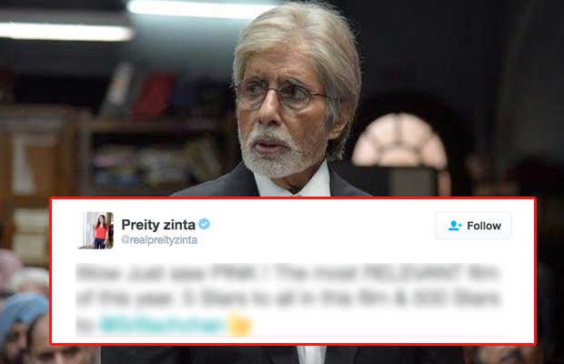 Celeb Review: B-Town Reacts To Amitabh Bachchan Starrer Pink