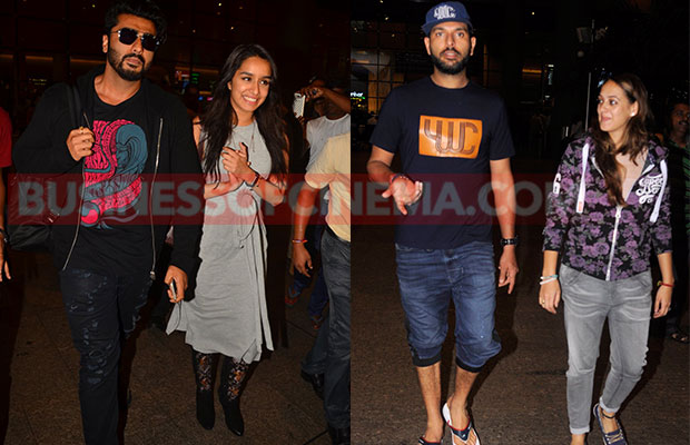 Airport Diaries: Shraddha Kapoor And Arjun Kapoor’s Quirky Printed Boots Are Striking!