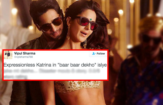 Tweet Review: Did Sidharth Malhotra-Katrina Kaif Starrer Baar Baar Dekho Impress The Audience?