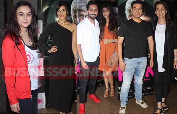 Photos: Arbaaz Khan, Preity Zinta, Kriti Sanon And Other Celebs Attend Pink Screening