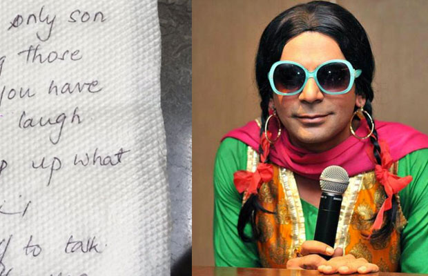 Sunil Grover Receives A Heartbreaking Letter From A Fan!