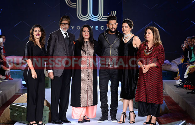 Photos: Amitabh Bachchan, Deepika Padukone And Others At Yuvraj Singh’s Fashion Label Launch!