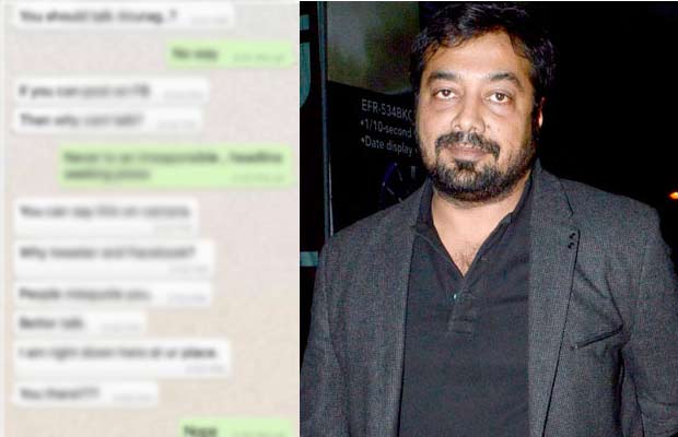 Anurag Kashyap Leaks Contact Details And WhatsApp Conversation Of A Reporter, Faces Backlash