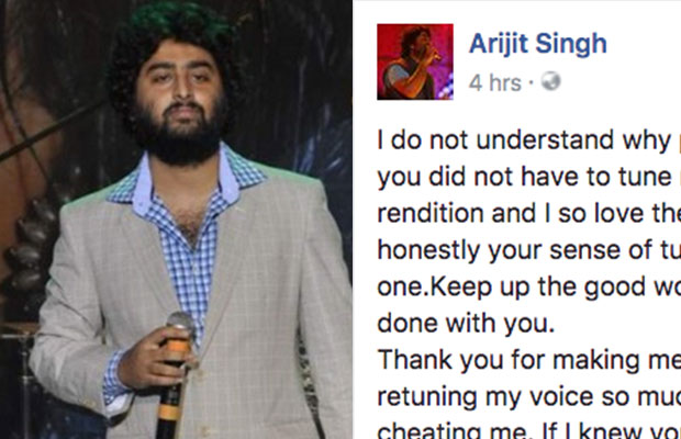 Shocking! Arijit Singh Slams A Music Composer On Social Media