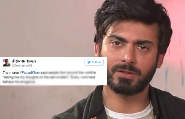 Twitterati’s Shocking Reaction On Fawad Khan’s Statement On India-Pakistan Issue!