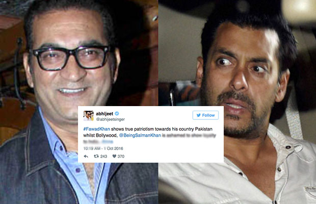 Singer Abhijeet Bhattacharya Lashes Out At Salman Khan On Supporting Pakistani Artists!