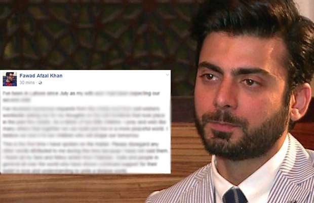 Fawad Khan Finally Reacts On The Tension Between India And Pakistan