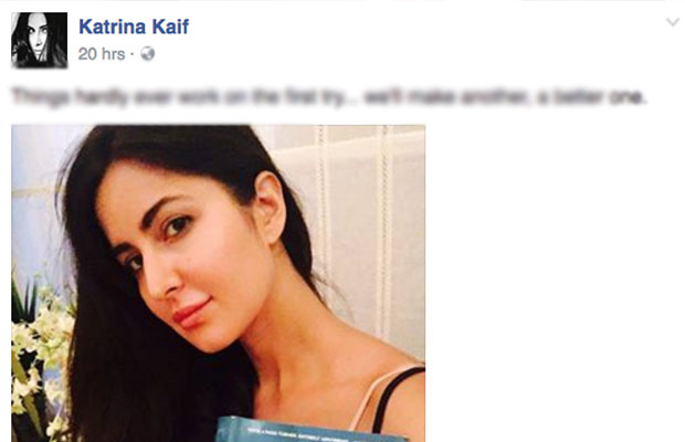 What Is Katrina Kaif Hinting At With Her Latest Facebook Picture?