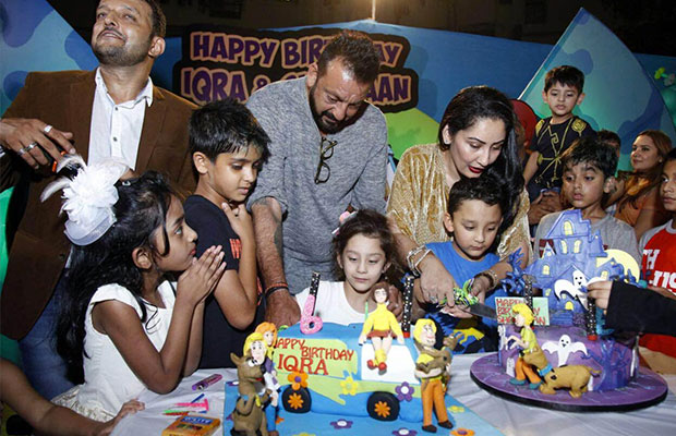 Sanjay Dutt Celebrates His Twins Birthday!