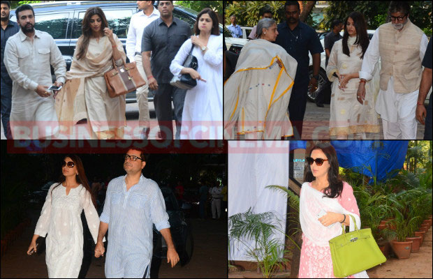 Photos: Bollywood Celebrities Pays Last Respect To Shilpa Shetty’s Father