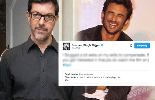 Sushant Singh Rajput’s BANG ON Reply To Rajat Kapoor’s Blunt Tweet!
