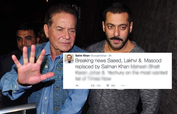 Salim Khan Hilariously Slams Critics Who Claimed Son Salman Khan Anti-National