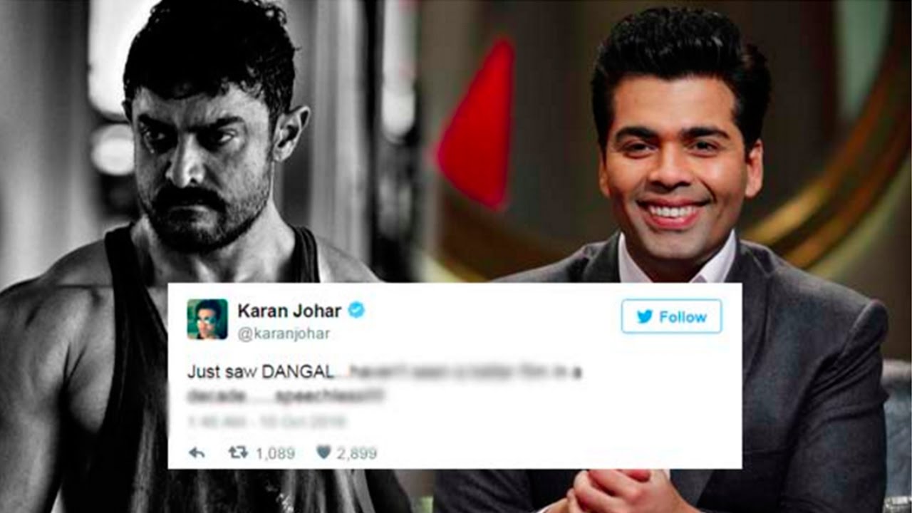 Watch: Karan Johar’s REACTION After Watching Aamir Khan’s Dangal!
