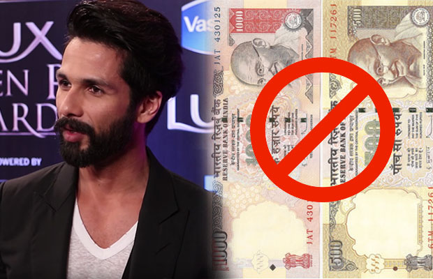 Watch: Shahid Kapoor STRONG REACTION On 500 And 1000 Rs Note Banned By Modi