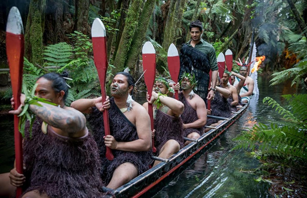 Sidharth Malhotra Dons Traditional Maori Cloak In Rotorua