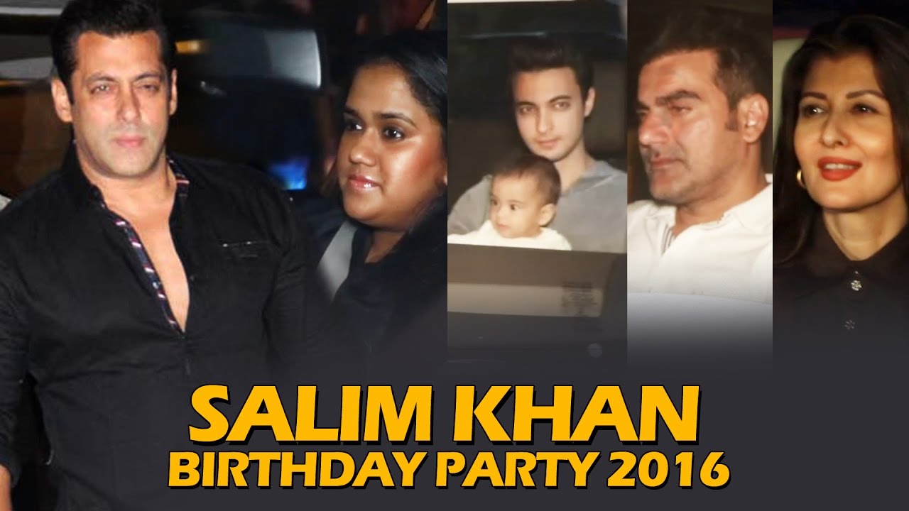 Watch: Salman Khan Family Celebrate Salim Khan’s Birthday Bash
