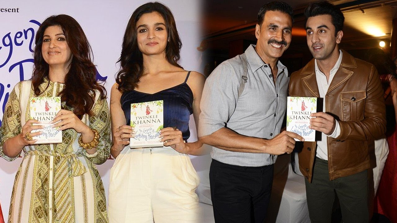 Watch: Alia Bhatt, Ranbir Kapoor, Akshay Kumar At Twinkle Khanna’s Book Launch