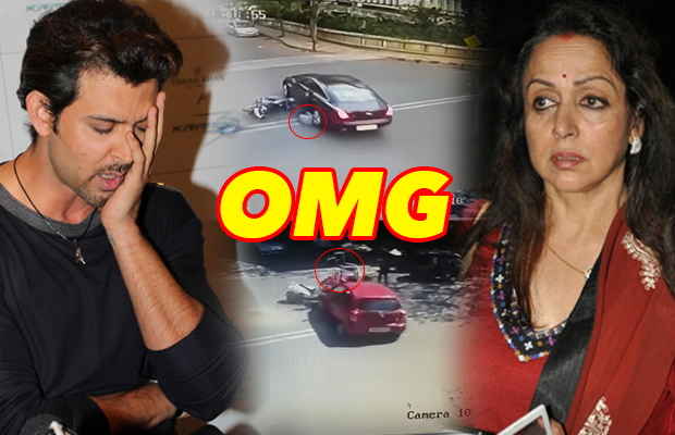 OMG Videos! You Won’t Believe Accidents Outside Hrithik Roshan And Hema Malini’s Houses