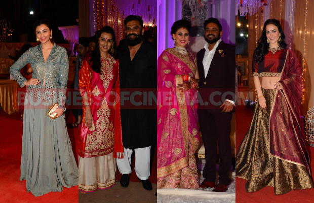 Photos: Salman Khan’s Sister Alvira, Daisy Shah, Elli Avram And Others At Photographer Munna’s Wedding Reception!