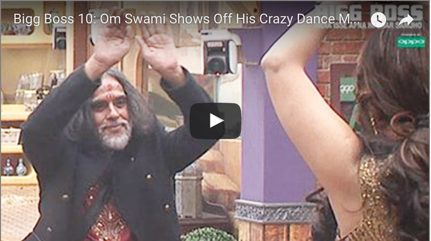 Bigg Boss 10: Om Swami Shows Off His Crazy Dance Moves! Watch Video