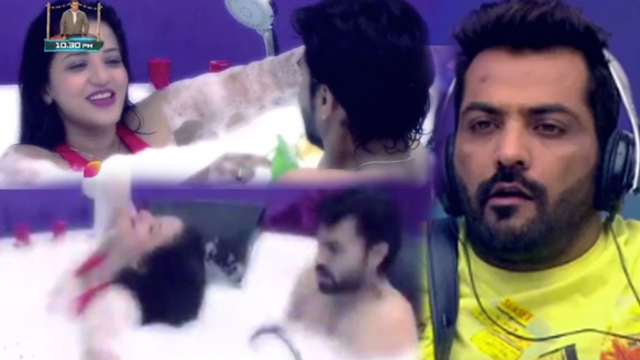 Bigg Boss 10: Monalisa And Gaurav Chopra Get Intimate In Bathtub, Don’t Miss Manu Punjabi’s Reaction – Watch Video
