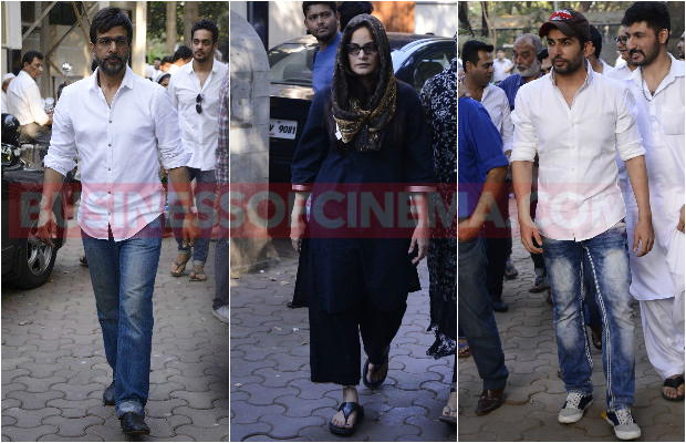 Photos: Salman Khan’s Sister Alvira, Jaaved Jaaferi And Other Celebrities At Film Producer Abis Rizvi’s Funeral