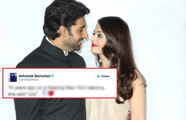 Aww! This Is How Aishwarya Rai Said Yes To Abhishek Bachchan