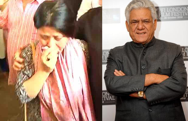 Photos: Ex-Wife Nandita Breaks Down On Om Puri’s Demise