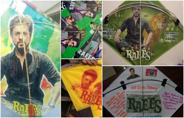 Raees Kites Creating Fan Frenzy On Makar Sankranti
