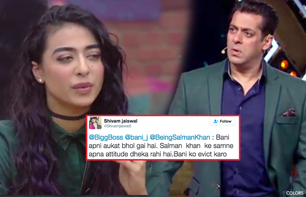 Bigg Boss 10: Twitterati’s Reaction To VJ Bani’s Rude Behaviour With Salman Khan Will Shock You!