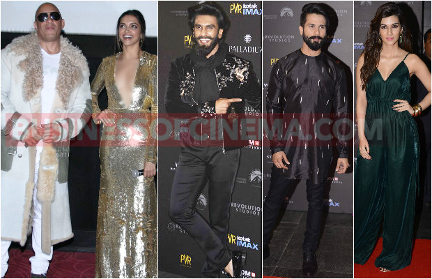 Photos: Shahid Kapoor, Ranveer Singh And Others Join Vin Diesel And Deepika Padukone For xXx: Return Of Xander Cage India Premiere