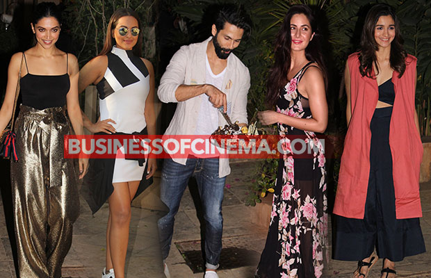 Inside Photos: Sonakshi Sinha, Katrina Kaif, Deepika Padukone And Others At Shahid Kapoor’s Birthday Bash!