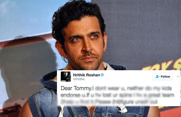 Hrithik Roshan TROLLS A Clothing Brand For Using His Picture Without Permission!