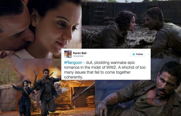 Review: Twitterati Reacts To Shahid Kapoor, Kangana Ranaut Starrer Rangoon!