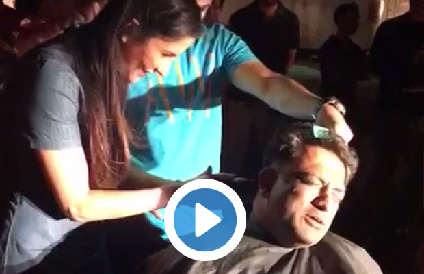 Watch: Katrina Kaif-Ranbir Kapoor Having Fun, Chopped Off Their Jagga Jasoos Director Anurag Basu’s Hair!
