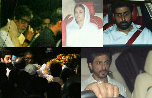 Bollywood Celebs Attend Aishwarya Rai Bachchan’s Fathers Funeral!