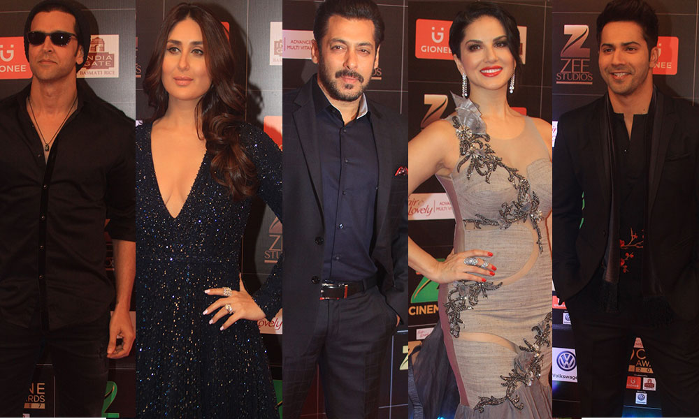 Photos: Salman Khan, Hrithik Roshan, Kareena Kapoor Khan And Others At Zee Cine Awards 2017