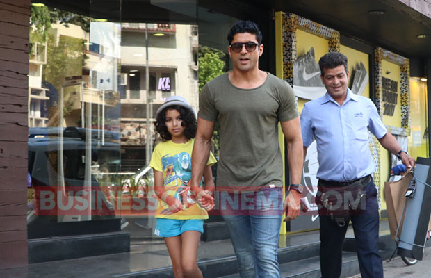 Spotted: Farhan Akhtar Shops With His Cute Daughter In Bandra